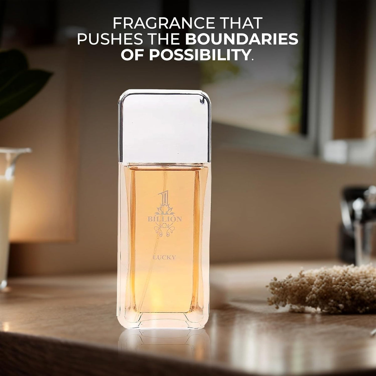 Men's Cologne 1 Billion Lucky Eau De Parfum Spray Perfume Fresh Scent 3.4 OZ