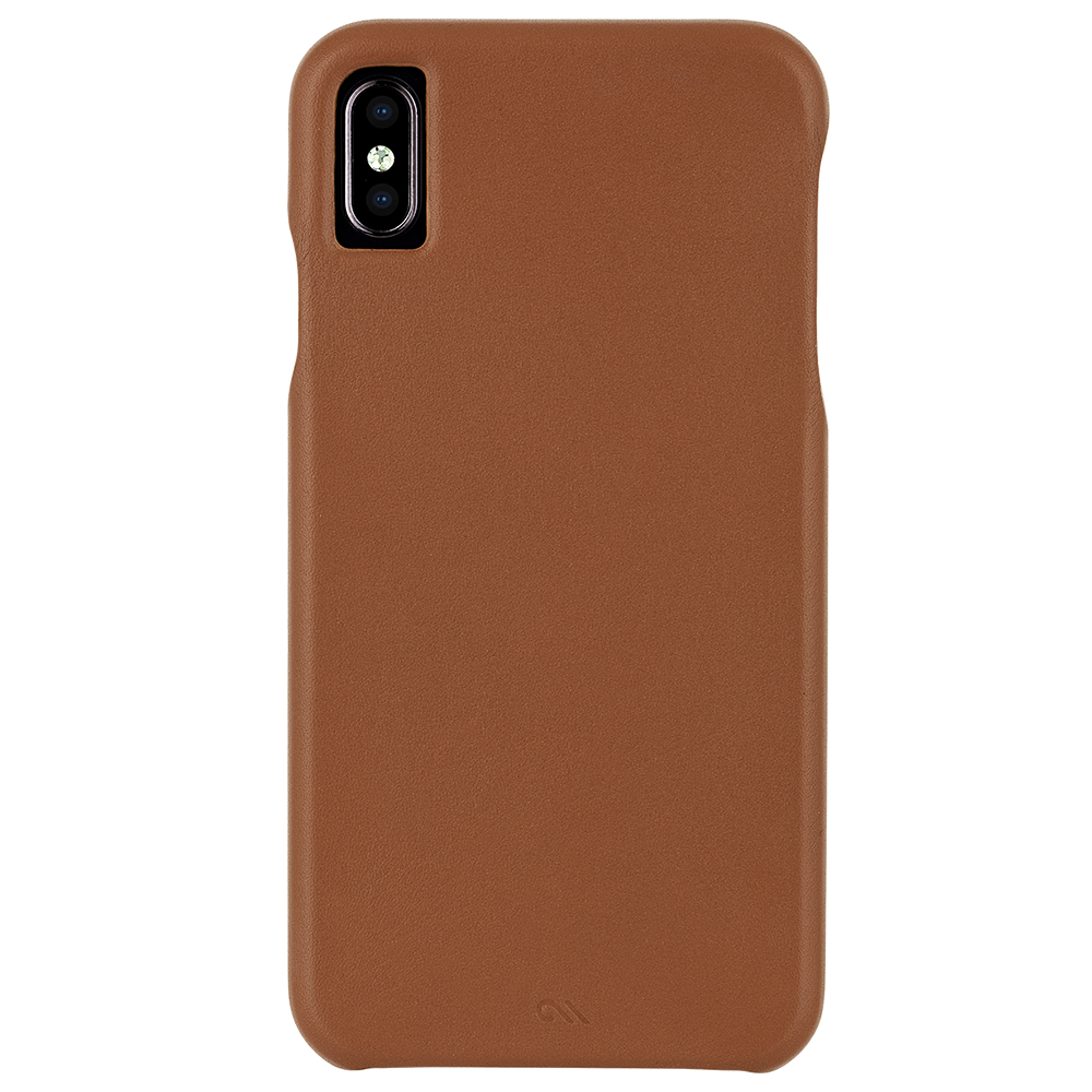 Case-Mate BARELY THERE LEATHER Case for iPhone XS Max Gold REG $48