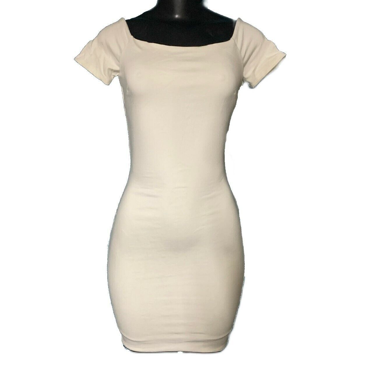 Lulu's White Bodycon Perfect Pick Cap Sleeve Cocktail Queen Mini Dress XS