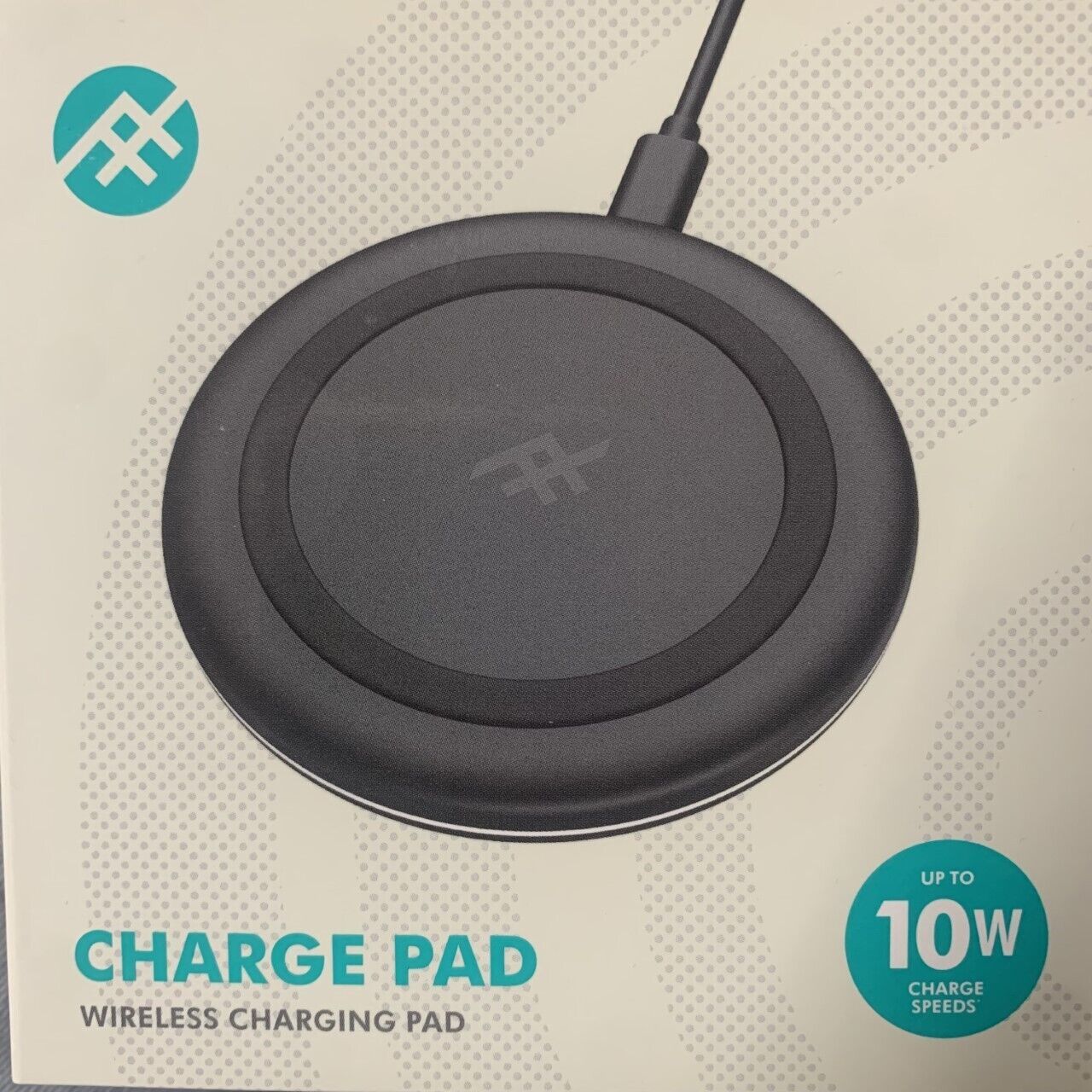 ZAGG Qi Wireless Fast Charger Charging Pad Dock for iPhone Android Phone Black