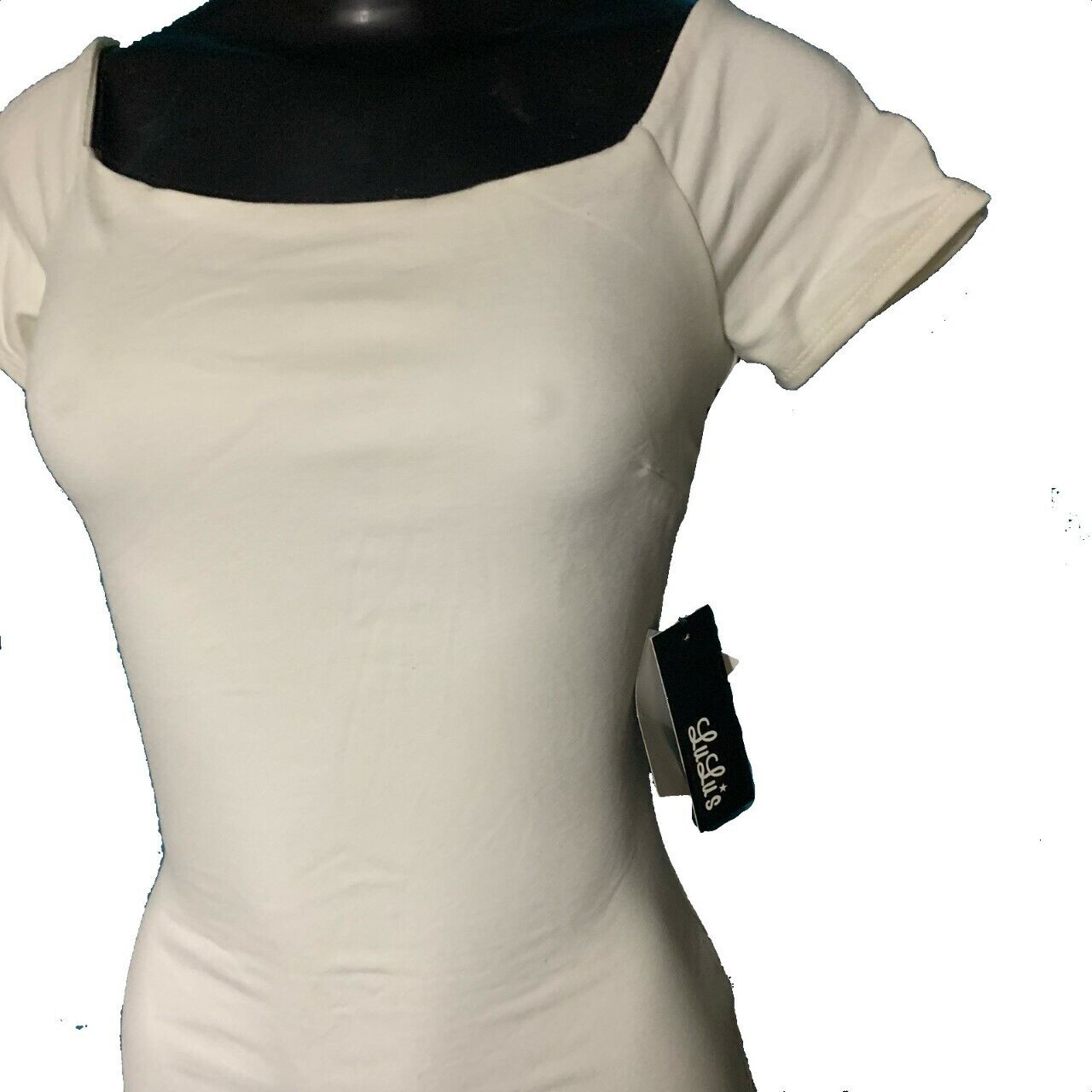 Lulu's White Bodycon Perfect Pick Cap Sleeve Cocktail Queen Mini Dress XS