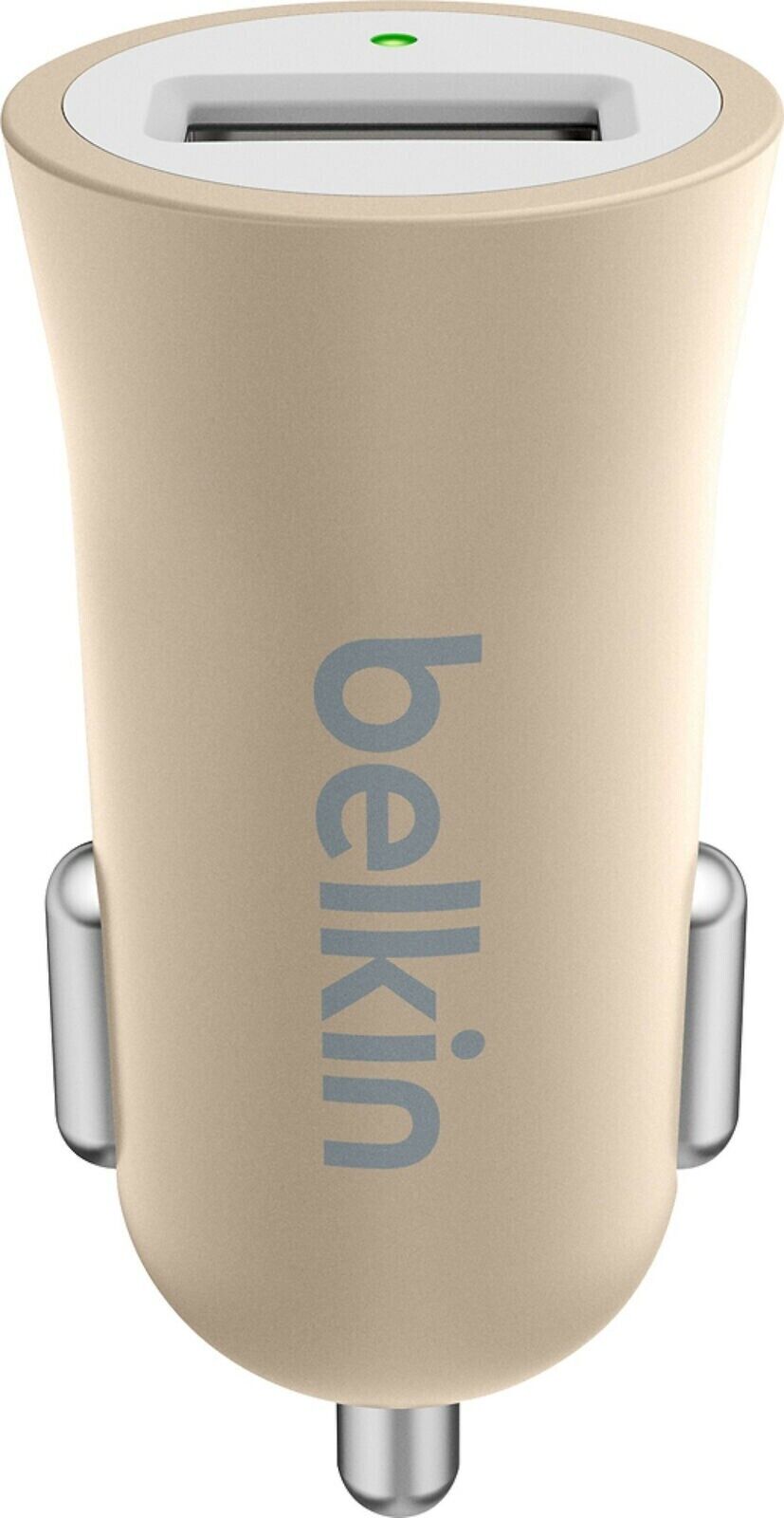 Belkin MIXIT USB Car Charger Fast Charge 40% Faster 12W 2.4amp Gold