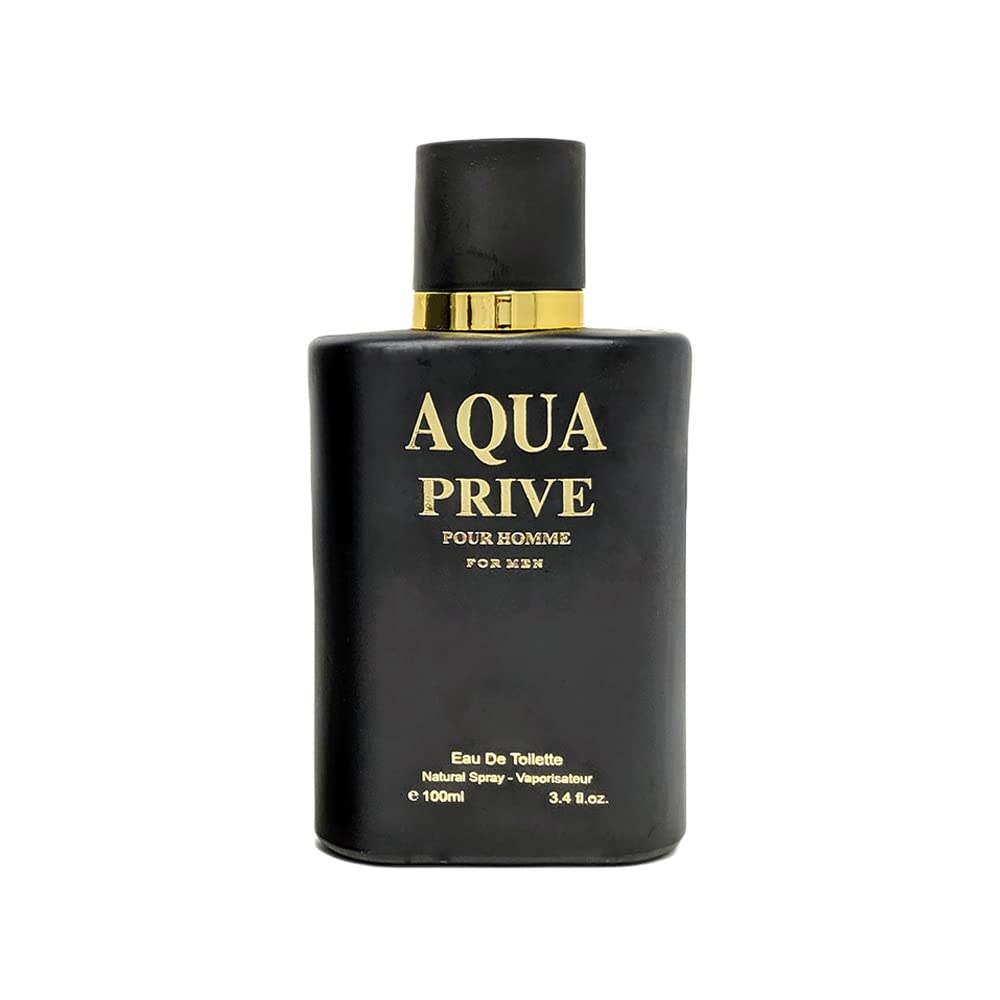 META-BOSEM Aqua Prive+Aqua Deep Blue+Aqua Fresh Men's Cologne Collection, Eau de Toilette Natural Spray - Marine Notes - Holiday Gift Set (Pack of 3) Each 3.4 Fl Oz, Total 10.2 Fl Oz