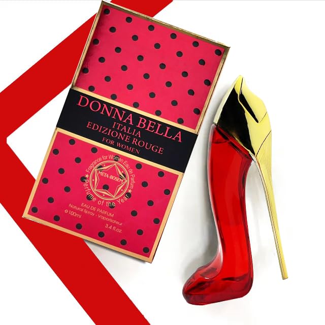 META-BOSEM 3-Pc Set Perfume Collection for Women Girl's Shoe-Shaped Classic Bottle Fragrance, Eau de Parfum Natural Spray - Floral Scent - Holiday Gift (Pack of 3) Each 3.0 Fl Oz, Total 9 Fl Oz