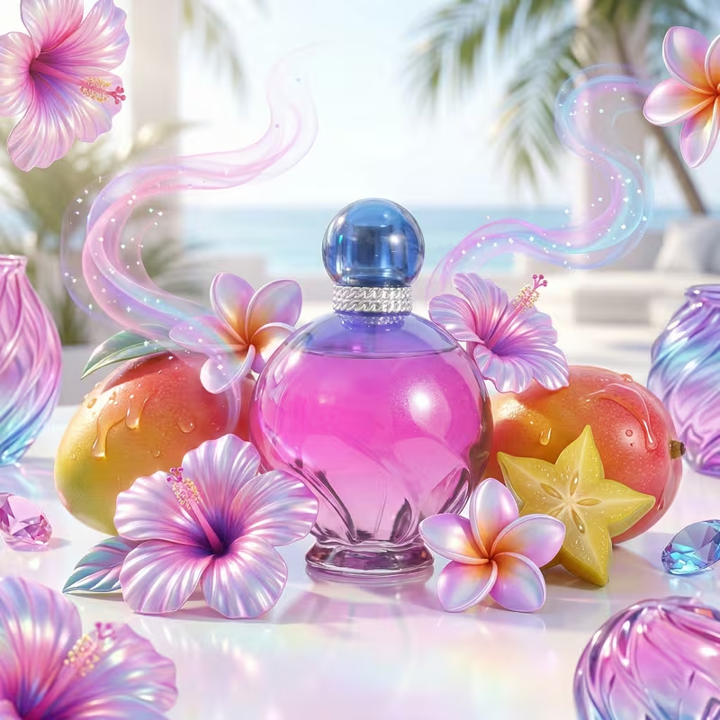Women Perfume Fantastic Summer Rainbow Eau De Parfum Floral Fruity 4.2 Oz 120 ML