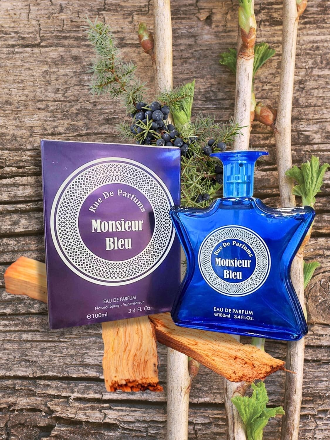 Monsieur Bleu PERFUME Cologne MEN Long Lasting Fragrance 3.4 Oz Gift PARFUM