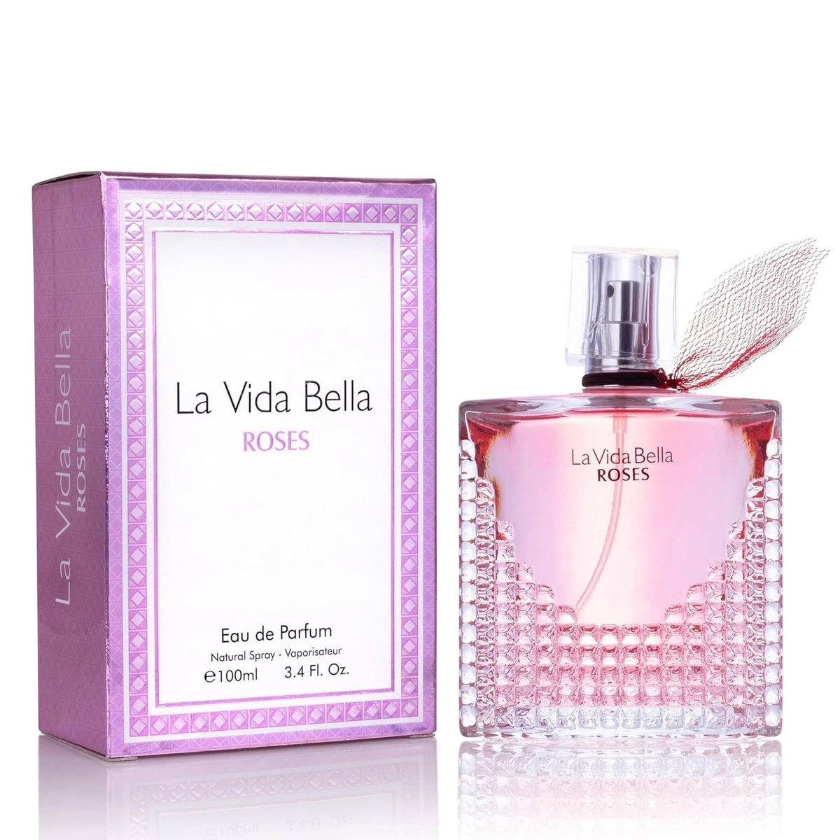 Perfume Fragrance La Vida Bella Roses 3.4 oz EDP Perfume for Women New In Box