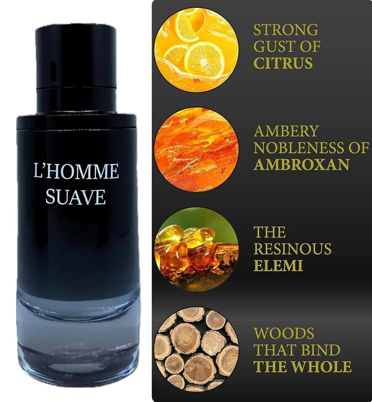 PERFUME Cologne for MEN Long Lasting Fragrance 100ML 3.4 Oz EAU DE PARFUM