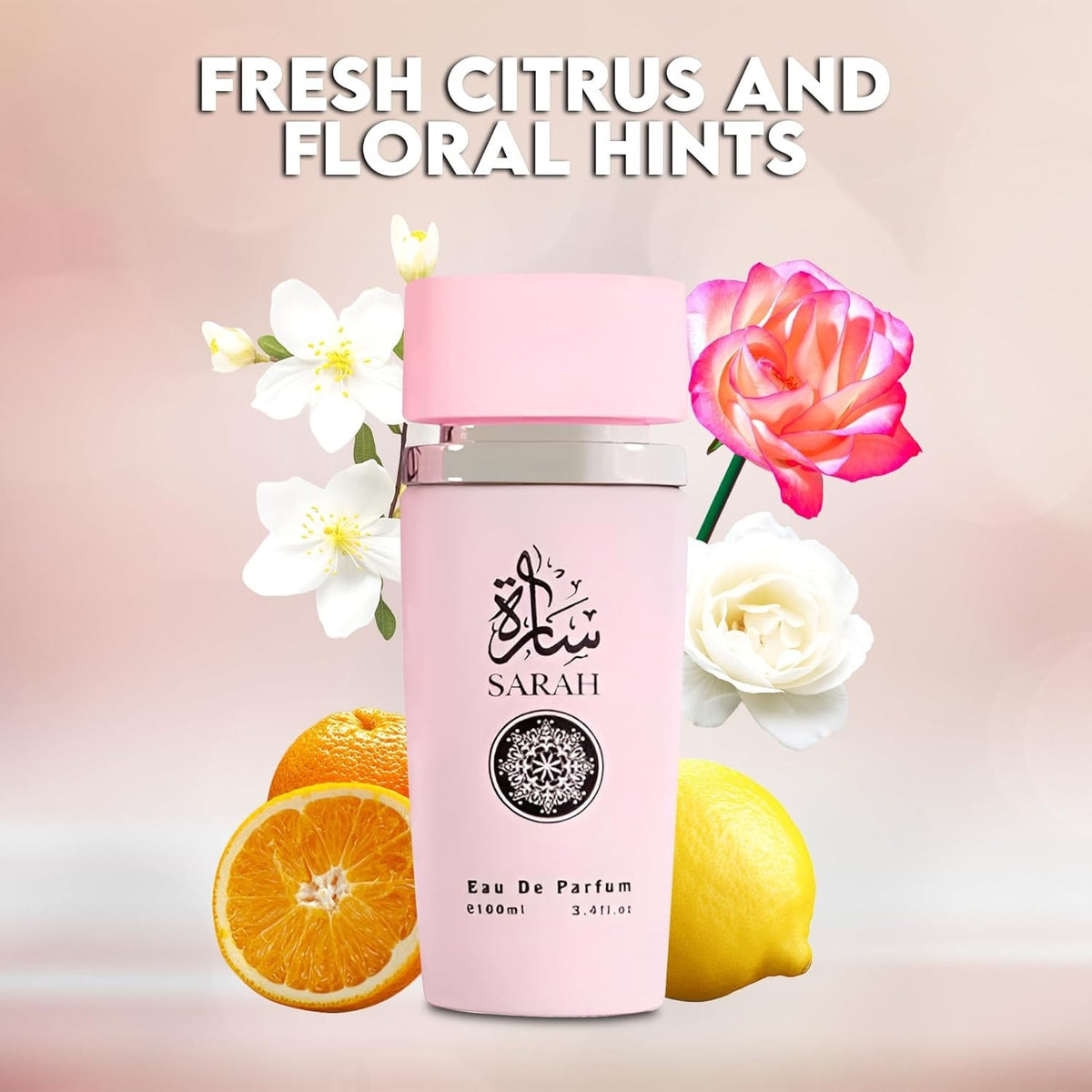 Sarah Perfume عطر سارة for Women's Eau De Parfum Spray 3.4 FL OZ New In Box