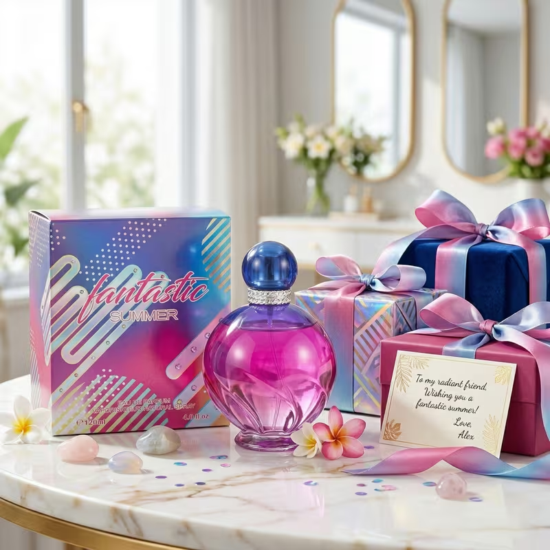 Women Perfume Fantastic Summer Rainbow Eau De Parfum Floral Fruity 4.2 Oz 120 ML