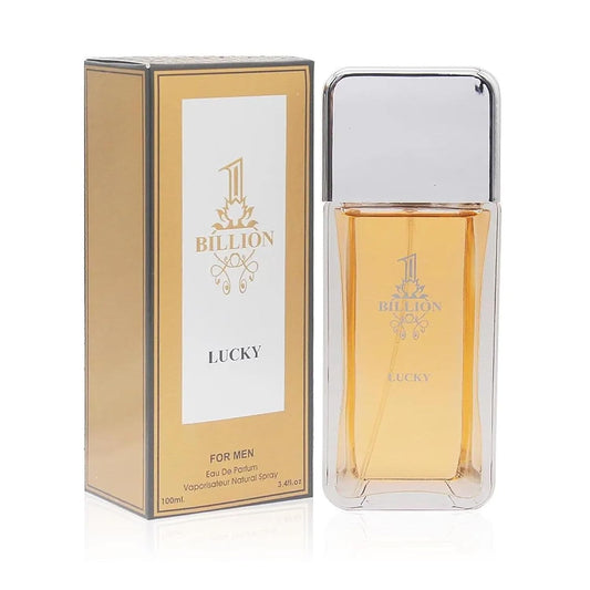 Men's Cologne 1 Billion Lucky Eau De Parfum Spray Perfume Fresh Scent 3.4 OZ
