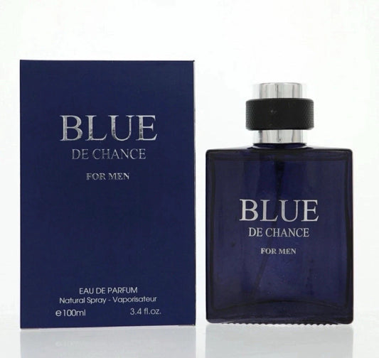 BLUE De Chance PERFUME For Men 100ml 3.4fl.oz Long Lasting Fragrance Cologne
