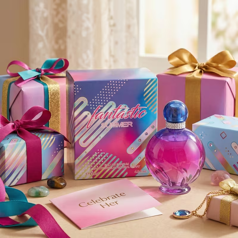 Women Perfume Fantastic Summer Rainbow Eau De Parfum Floral Fruity 4.2 Oz 120 ML
