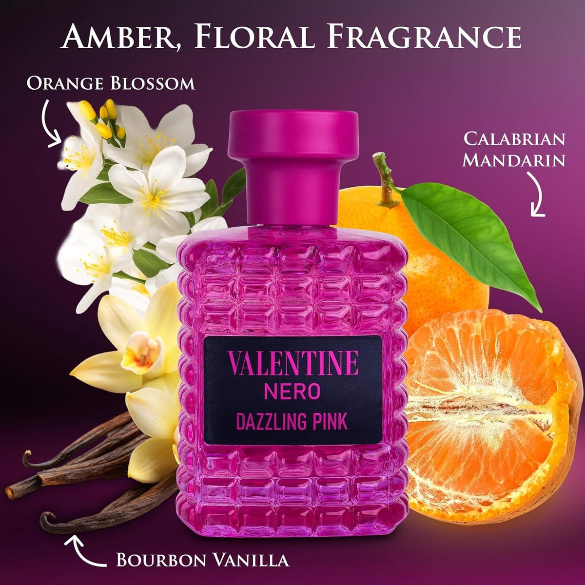 Perfume Women's Valentine Nero Dazzling Pink Eau De Parfum Spray Vaporisateur