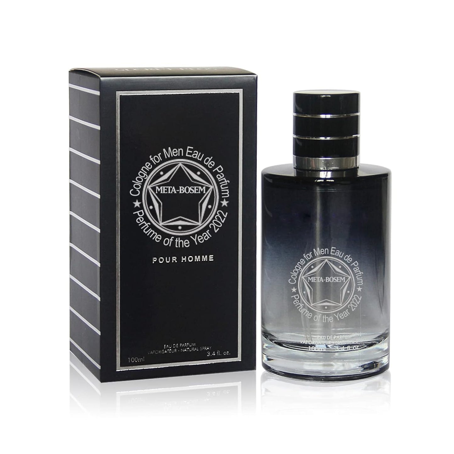 META-BOSEM Savannah/NYC Cologne Collection for Men Eau De Toilette Natural Spray | Woody and Masculine Scent | Concentrated Perfume | for all Skin Types, 3.4 Ounce Each (Pack of 2)