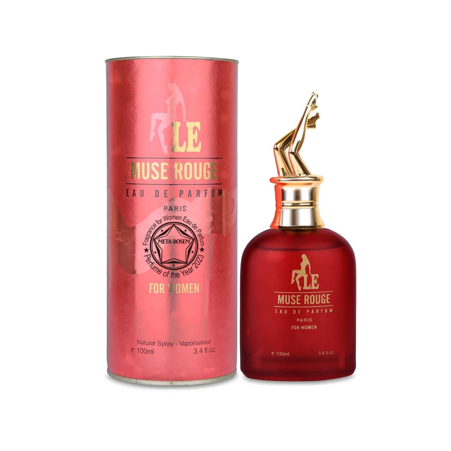 META-BOSEM G for Women Sexy Secret/Le Rouge/Menage a Trois, 3-Pc Perfume Set Collection Fragrance Classic Bottle, Eau de Parfum Natural Spray - Floral Scent (Pack of 3) Each 3.4 Fl Oz, Total 10.20 Oz