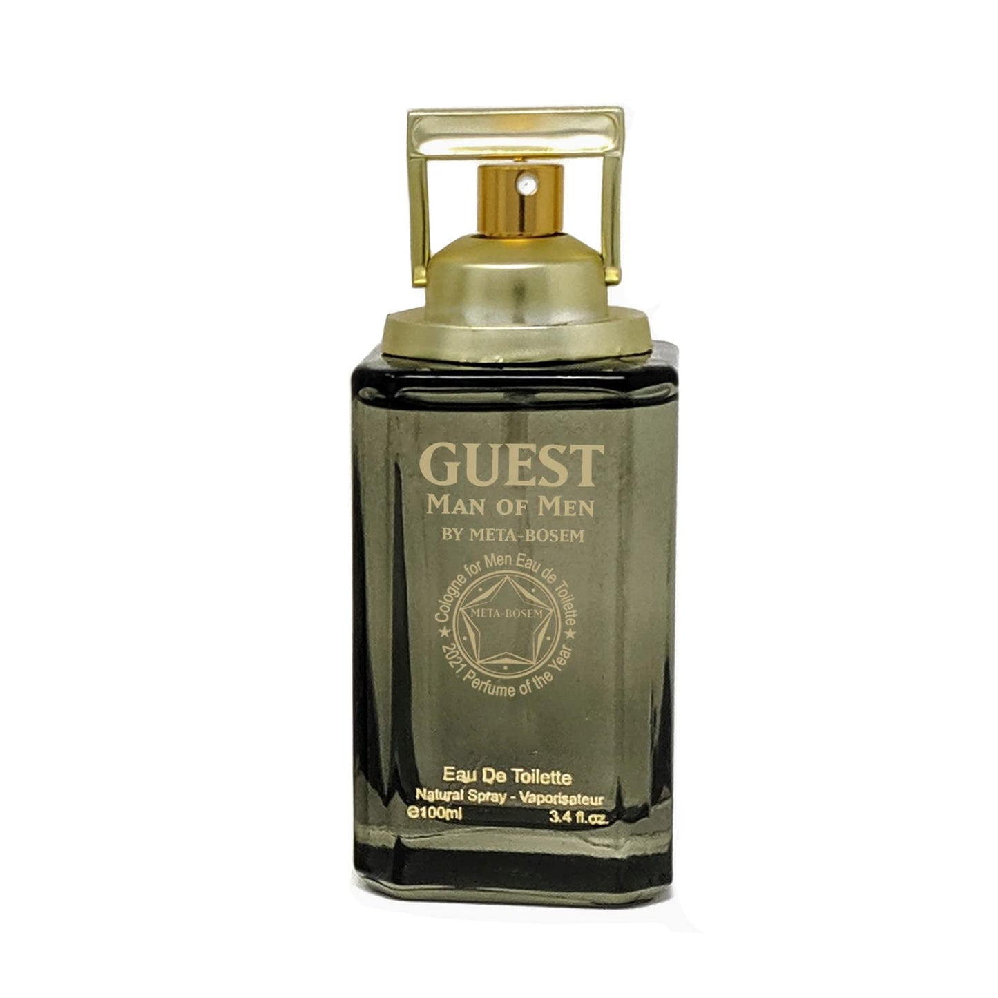 META-BOSEM Gentlemen/Guest Man of Men, Eau de Toilette Natural Spray Cologne for Men, Wonderful Gift, Masculine Scent, for all Skin Types, 3.4 Fl Oz/100 Ml Each (Pack of 2)