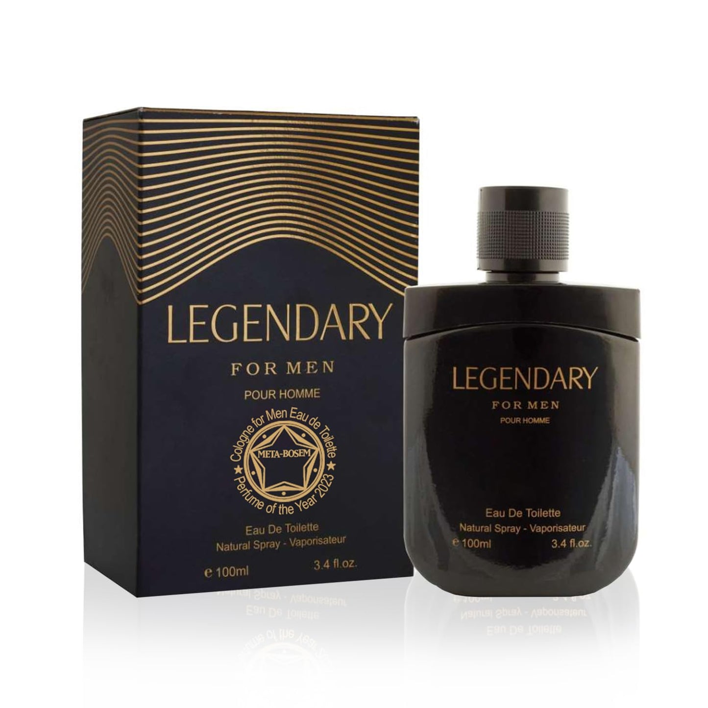 META-BOSEM Gentlemen Pour Homme Blanc+Black+Red 3-Pc Set Cologne for Men Collection, Eau de Toilette Natural Spray - Masculine Scent - Holiday Gift (Pack of 3) Each 3.4 Fl Oz, Total 10.2 Fl Oz