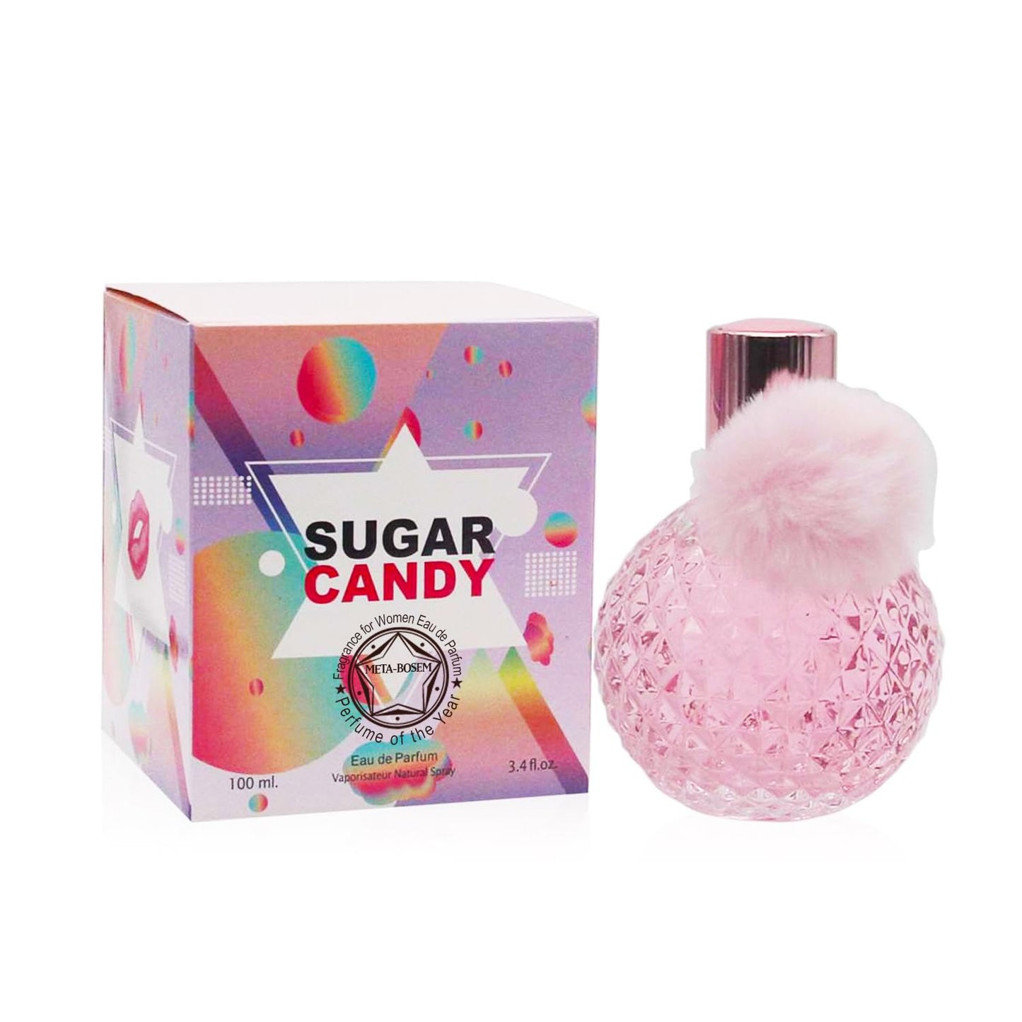 META-BOSEM 4-Pc Perfume Collection Fragrance for Women (I Love Strawberry+Sweet Cherry+Sweet Candy+Pineapple), Eau de Parfum Natural Spray - Sweet Scent (Pack of 4) Each 3.4 Fl Oz, Total 13.60 Oz