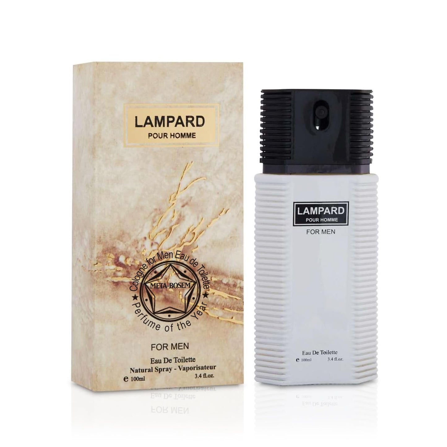 META-BOSEM The Herald+Lampard+Robot+Ocean Blue 4Pc Set Men's Cologne bottle Collection, Eau de Parfum Spray - Fresh Aquatic Scents - Holiday Gift (Pack of 4) Each 3.4 Fl Oz, Total 13.60 Oz