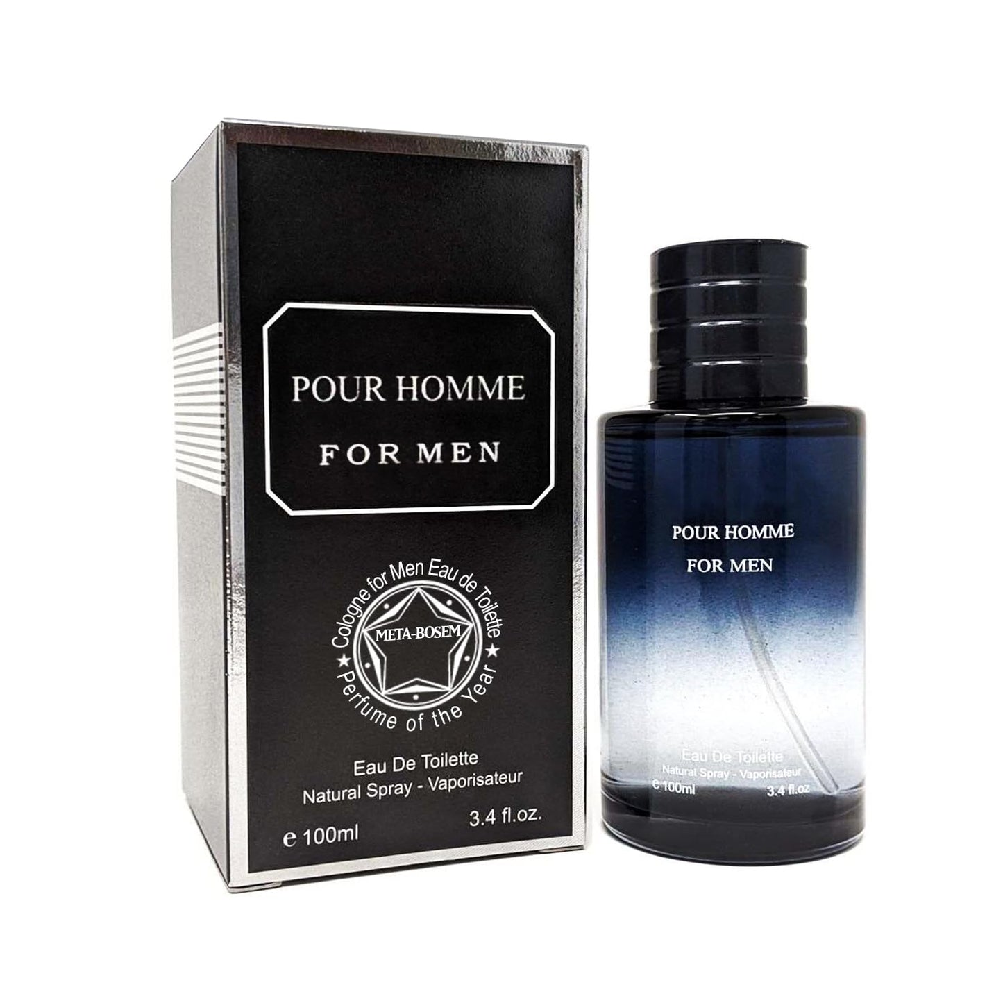 META-BOSEM Savannah/NYC Cologne Collection for Men Eau De Toilette Natural Spray | Woody and Masculine Scent | Concentrated Perfume | for all Skin Types, 3.4 Ounce Each (Pack of 2)