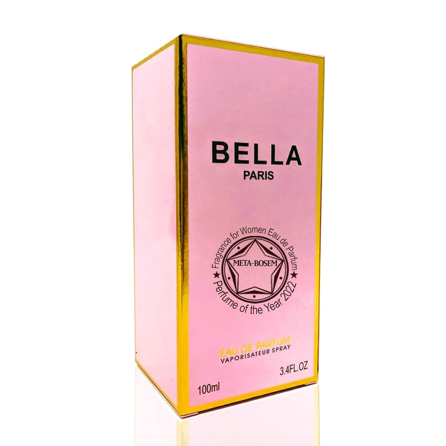 META-BOSEM Madam Paris+Bella Paris Women Perfume Collection, Eau de Parfum Natural Spray - Floral Scent - Classic Vanilla Notes - Holiday Gift Set (Pack of 2) Each 3.4 Fl Oz, Total 6.8 Fl Oz