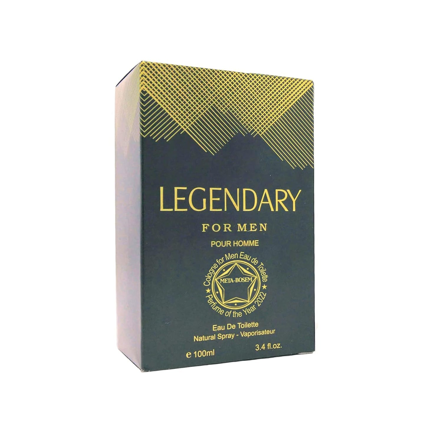 META-BOSEM Gentlemen/Guest Man of Men, Eau de Toilette Natural Spray Cologne for Men, Wonderful Gift, Masculine Scent, for all Skin Types, 3.4 Fl Oz/100 Ml Each (Pack of 2)