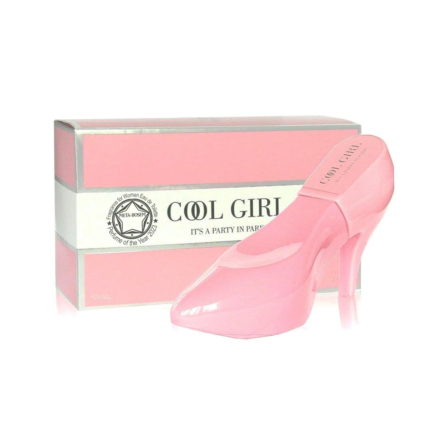 META-BOSEM 4-Pc Set Perfume Collection for Women Fancy Bottle Shoe Shaped Fragrance for Ladies, Eau De Toilette Natural Spray - Fresh Scent (Pack of 4) Each 3.4 Fl Oz, Total 13.6 Fl Oz