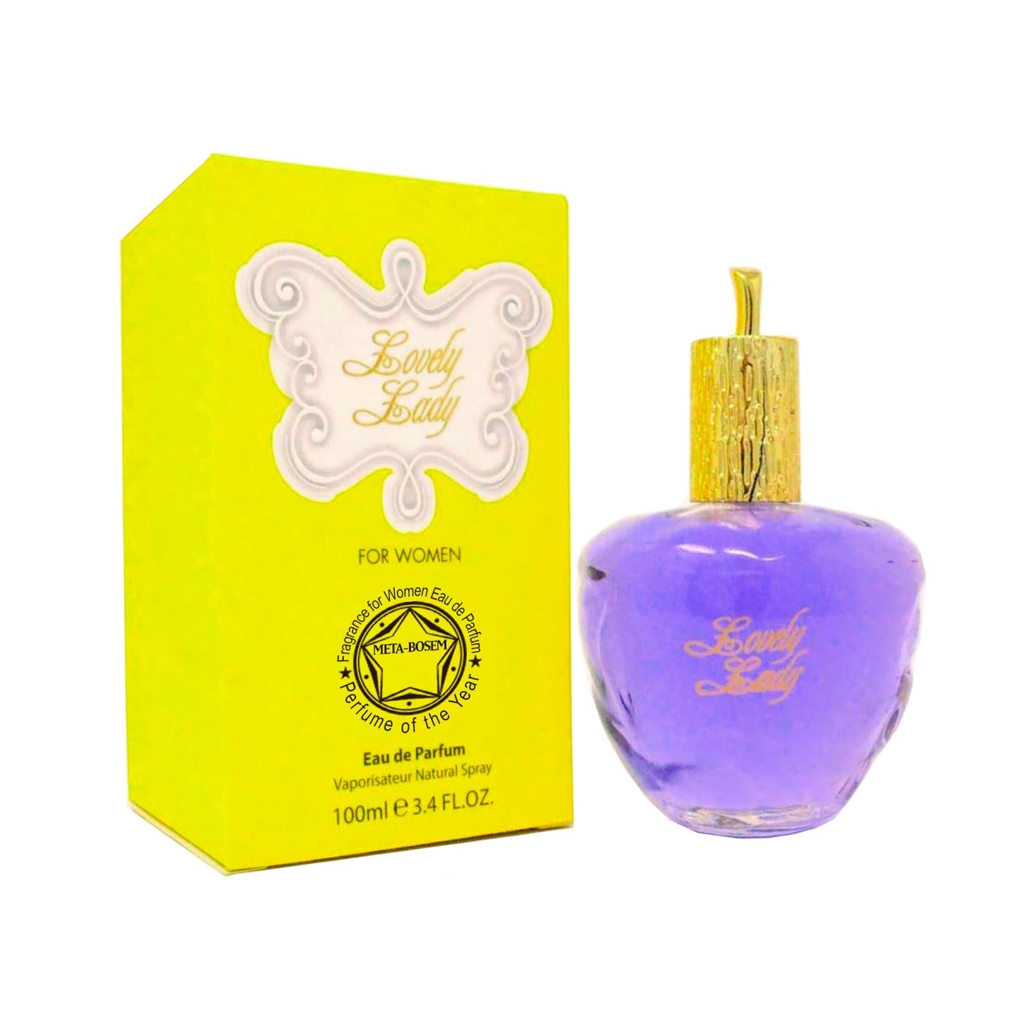 META-BOSEM 4-Pc (Guest for Women+Love in Paris+Lovely Lady+Ensemble Pour Toujours), Fragrance for Women Collection Bottle, Eau de Parfum - Fresh Scent (Pack of 4) Each 3.4 Fl Oz, Total 13.6 Oz