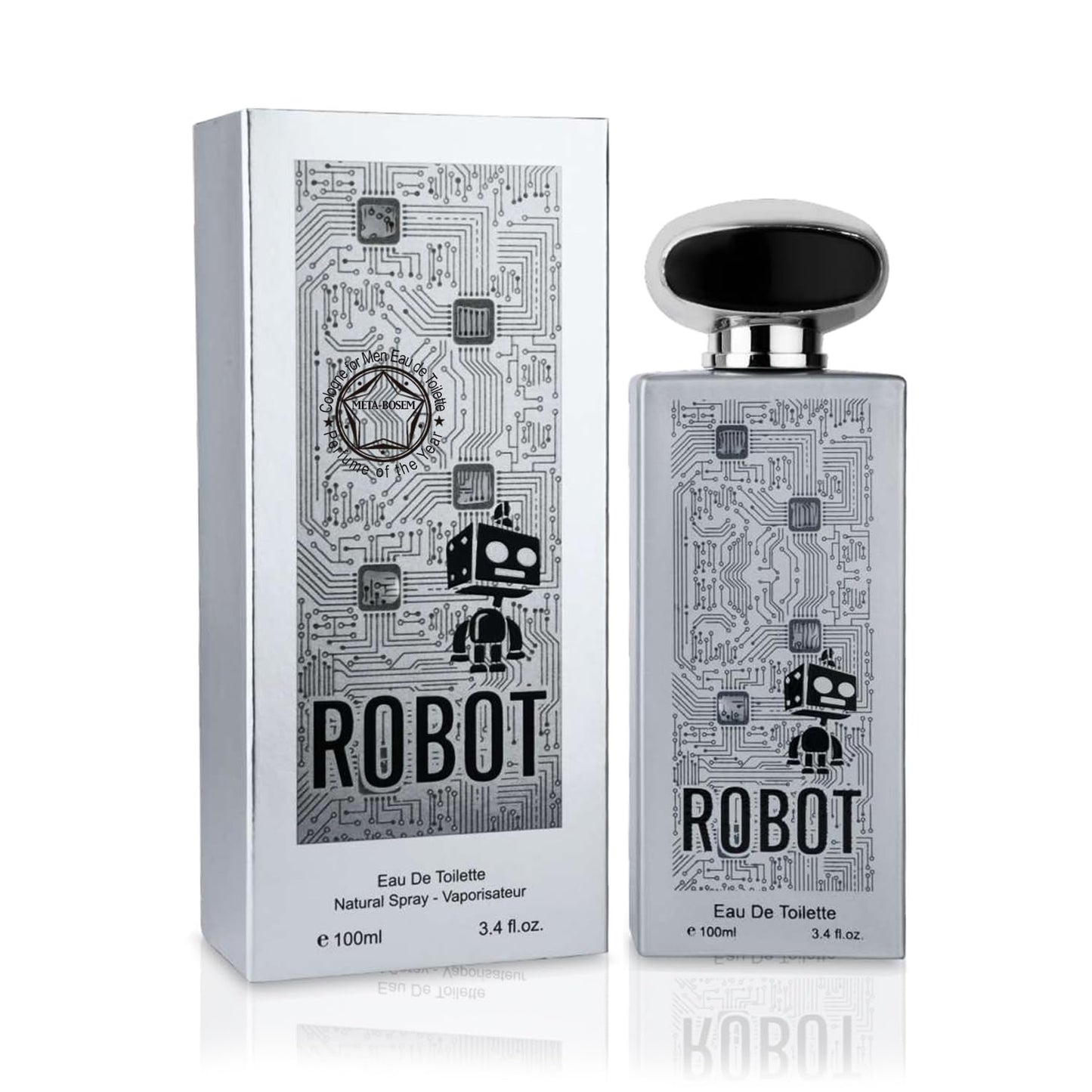 META-BOSEM The Herald+Lampard+Robot+Ocean Blue 4Pc Set Men's Cologne bottle Collection, Eau de Parfum Spray - Fresh Aquatic Scents - Holiday Gift (Pack of 4) Each 3.4 Fl Oz, Total 13.60 Oz
