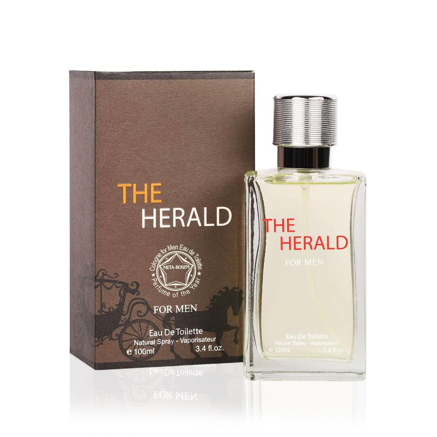 META-BOSEM The Herald+Lampard+Robot+Ocean Blue 4Pc Set Men's Cologne bottle Collection, Eau de Parfum Spray - Fresh Aquatic Scents - Holiday Gift (Pack of 4) Each 3.4 Fl Oz, Total 13.60 Oz