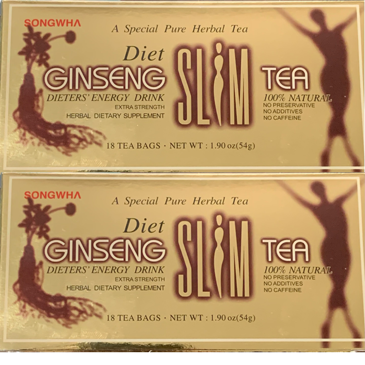 Songwha Extra Strength Diet Ginseng Slim Herbal Tea for Weight Loss 36 Bag Korea